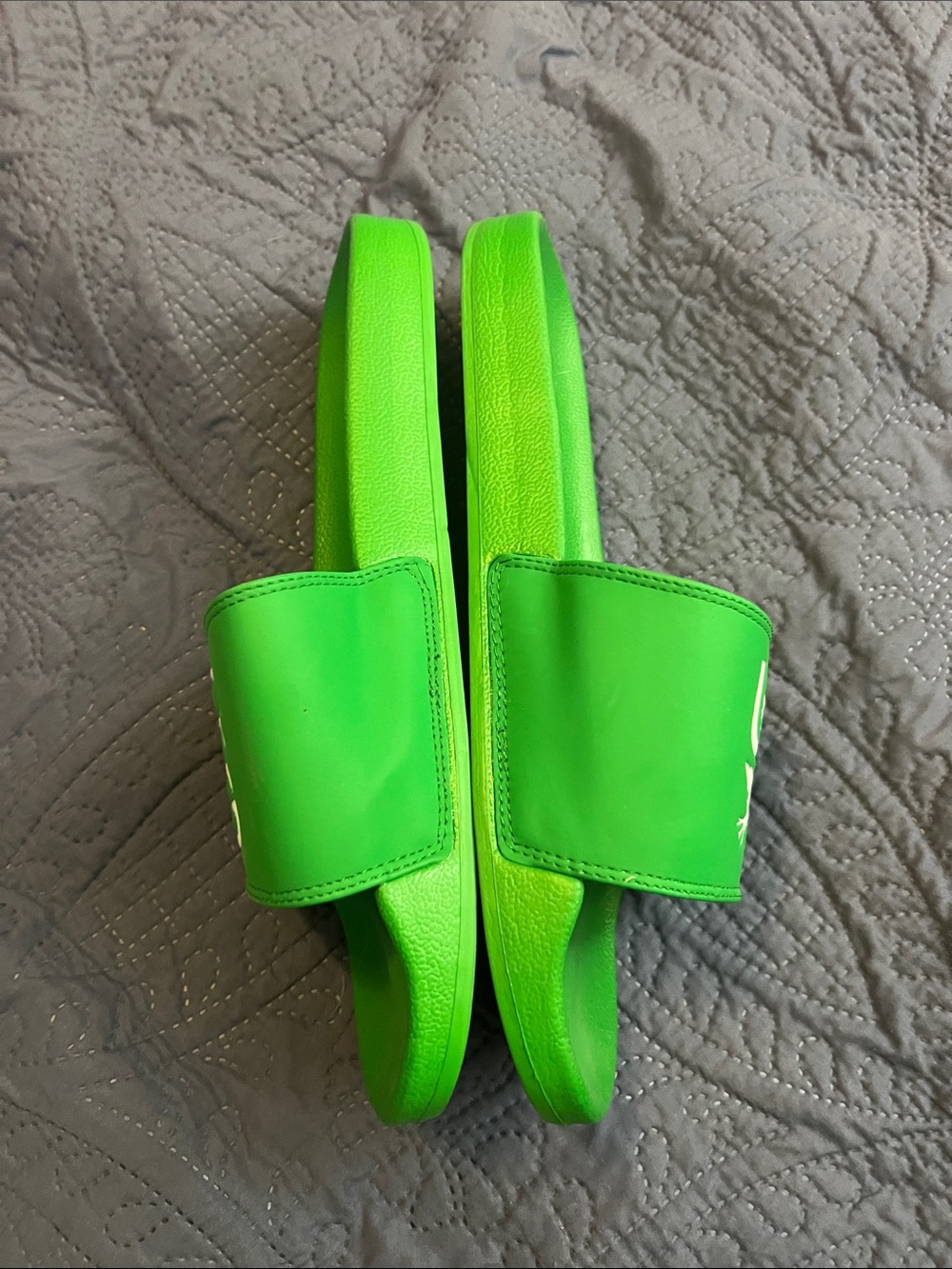 🔥LRG GREEN ADJUSTABLE SLIDES - Picture 2 of 5